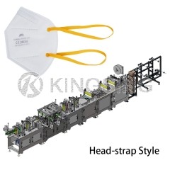 Head-strap Style N95 Foldable Mask Making Machine