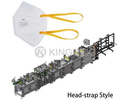 Head-strap Style N95 Foldable Mask Making Machine