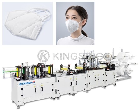 Automatic FFP2 Foldable Mask Making Machine